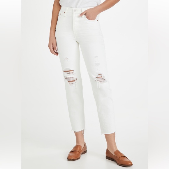 Levi’s Wedgie Straight Jeans in Cloud Bank Sz28x28 - Picture 1 of 9